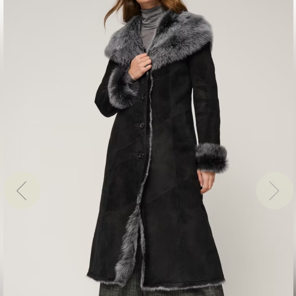 Luxurious Hooded Shearling -Genuine Vintage